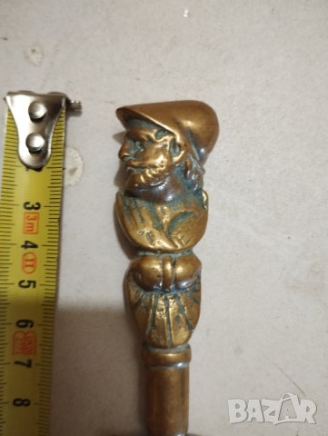 Месингово ножче за писма,декорация., снимка 2 - Други ценни предмети - 41498909