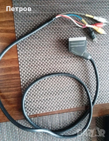 Аудио видео кабел Скарт Wireman SCART-4RCA, 1.5 метра, снимка 2 - Други - 53219583