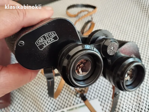 ТОП Немски Бинокъл Carl Zeiss Jena-JENOPTEM-10 х 50W--ГДР, снимка 3 - Екипировка - 55783836