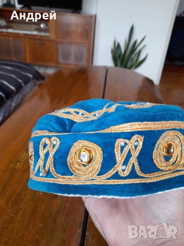 Стара етно шапка #8, снимка 4 - Антикварни и старинни предмети - 41458127