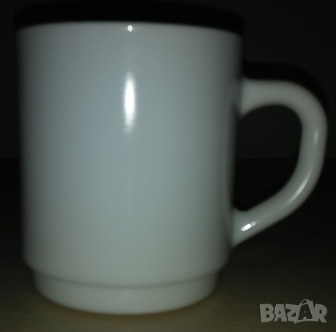 Чаша за кафе/чай от бяло стъкло