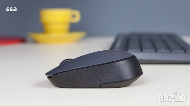 Logitech M170, безжична мишка, (1000 dpi), USB, сива - 24 месеца гаранция **, снимка 4 - Клавиатури и мишки - 35687380