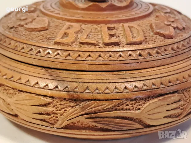 дървена кутия дърворезба 25/3, снимка 3 - Антикварни и старинни предмети - 50090398