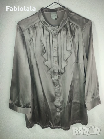 Bruphils silk blouse 42, снимка 7 - Ризи - 51418300
