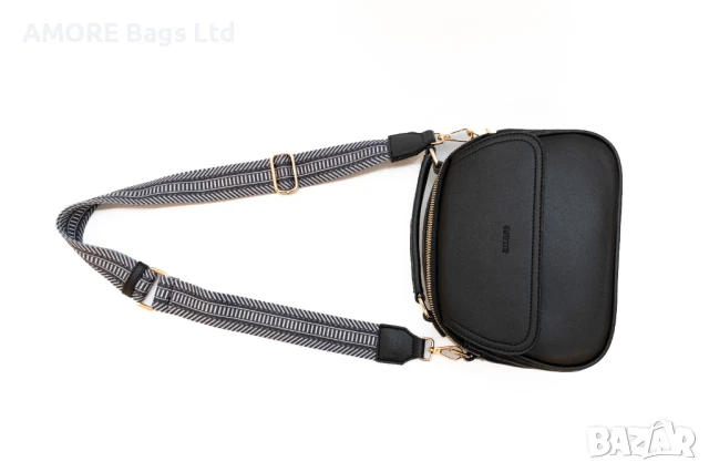 Ежедневна дамска чанта AMORE Camilla - Black, снимка 5 - Чанти - 50657708