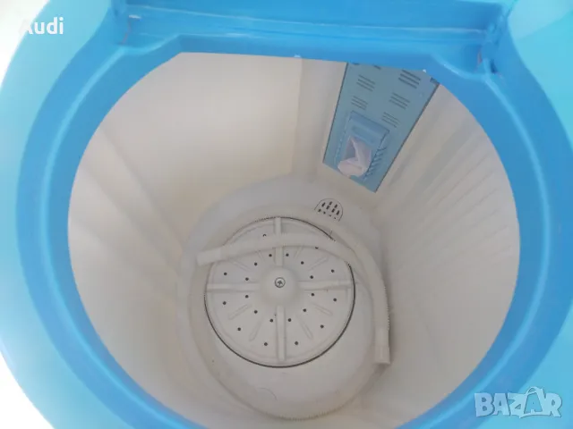 ALPINA преносима мини пералня с отделна камера за центрофуга.  Капацитет 3кг пране  Мощност 230W, снимка 7 - Перални - 50114113