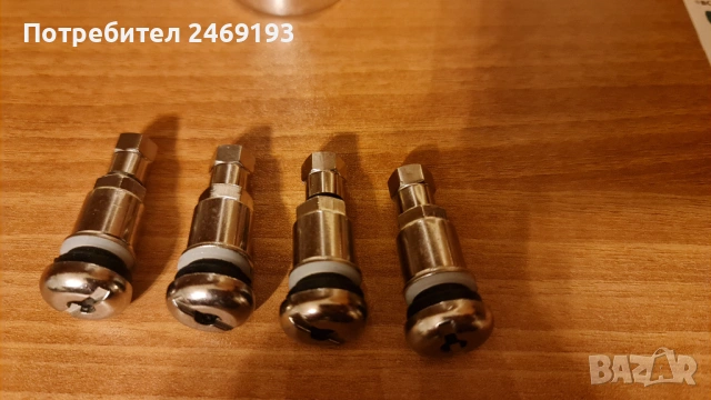 Метални вентили за джанти , снимка 3 - Аксесоари и консумативи - 53757069