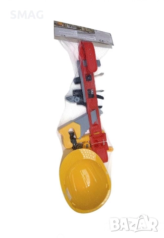 Комплект играчка с колан за инструменти и каска – 9 броя_1219383, снимка 3 - Други - 52095742