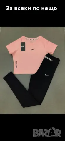 Nike Дамски Спортен Комплект Тениска И Клин🔝Дамски Спортен Екип Найк - Различни Цветове Код LFS334, снимка 3 - Спортни екипи - 49612702