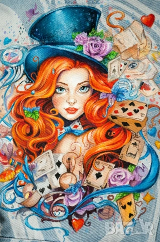 Яке с индивидуален ръчен дизайн – единствено по рода си, снимка 13 - Якета - 53298666