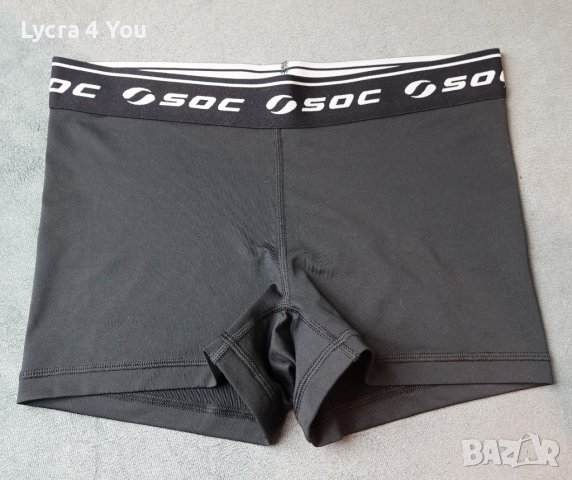 SOC M/L (EU 38) черен дамски спортен боксер/къс клин, снимка 10 - Клинове - 41638383