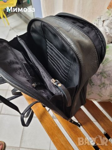 Gigi естествена кожа черна раница( 290€ в интернет), снимка 10 - Раници - 41384649
