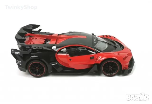 Детска кола Bugatti с дистанционно и отварящи се врати, снимка 5 - Електрически играчки - 48153703
