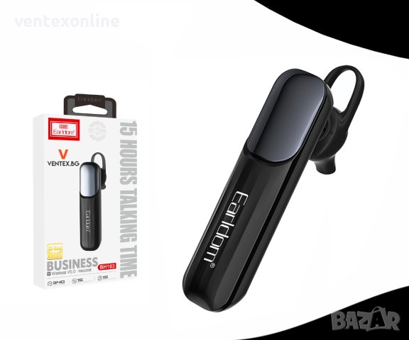 Безжична слушалка Bluetooth 5.0 Earldom ET-BH103, Handsfree + Гаранция