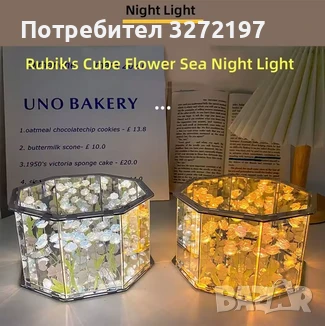 Ръчно изработена 3-Д LED нощна лампа с Рози,Направи си сам домашен декор, снимка 7 - Други стоки за дома - 50496446