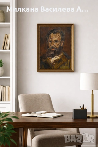 НАЛИЧНА – Портрет на Любен Каравелов, снимка 2 - Картини - 53233484