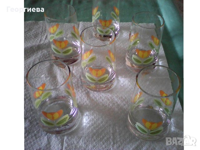 Различни стъклени чаши, снимка 2 - Чаши - 40418952