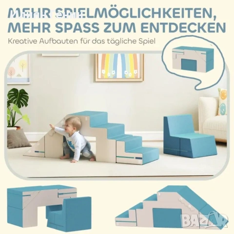 AIYAPLAY Комплект от 2 меки игрални блокчета за малки деца, снимка 6 - Фигурки - 53569001