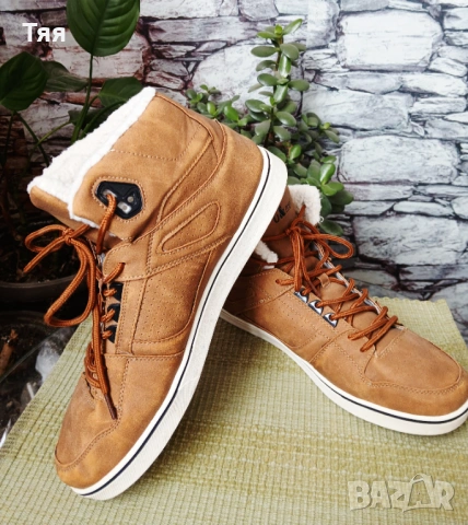 Мъжки зимни кецове с каракул