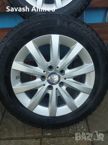 Продавам джанти с зимни гуми за Мерцедес, снимка 7 - Гуми и джанти - 52387074