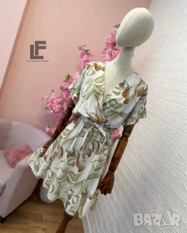 Рокля LFS Summer Mood Green , снимка 3 - Рокли - 50435308