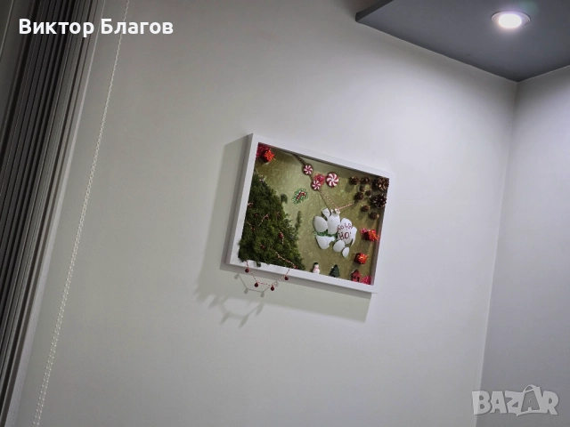 Коледна картина в епоксидна смола, снимка 11 - Картини - 52941557