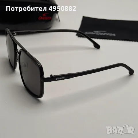 Слънчеви очила Carrera нови, правоъгълни стъкла, UV400, златно и черно, снимка 3 - Слънчеви и диоптрични очила - 56163164