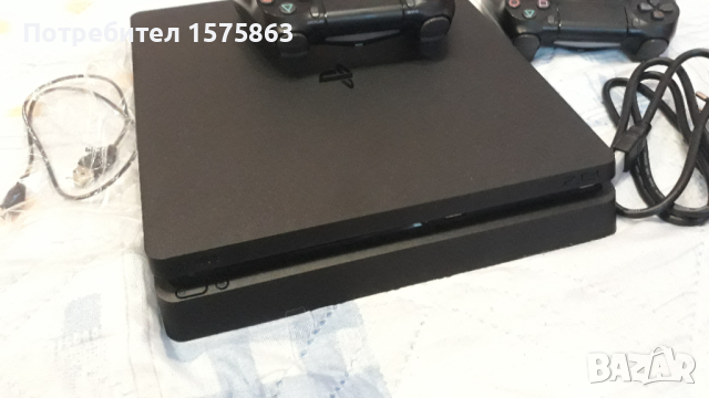 Playstation 4 Slim 500Gb с два контролера.лек коментар на цената, снимка 3 - PlayStation конзоли - 44533471