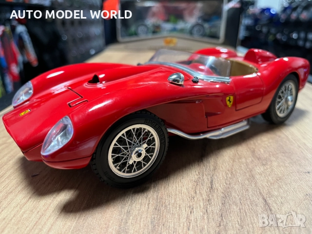 BBURAGO метална колекционерски модел FERARRI 250 TESTAROSSA 1:18