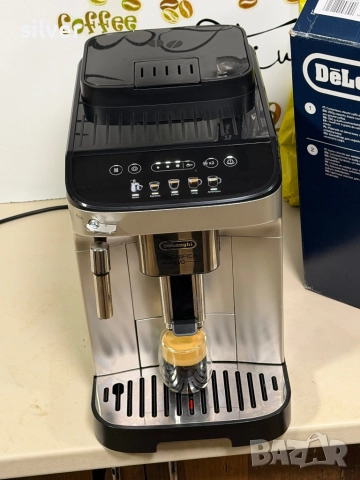 Кафемашина кафе автомат delonghi magnifica evo с гаранция, снимка 3 - Кафемашини - 52645888