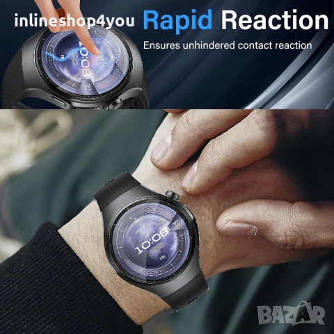 5D Скрийн Протектор за Huawei Watch 5 - 46mm / 42mm, снимка 5 - Фолия, протектори - 50825766