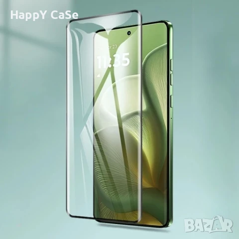Motorola Edge 60 / 60 Pro / 60 Fusion / 3D ЦЯЛО ЛЕПИЛО Стъклен протектор за екран, снимка 4 - Фолия, протектори - 50646008