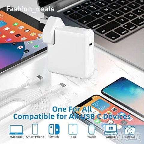 Ново Зарядно за Mac Book Pro-118W USB C Fast Charger Лаптоп, снимка 2 - Аксесоари за Apple - 42000163
