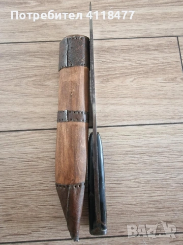 Стар овчарски нож, снимка 2 - Антикварни и старинни предмети - 53497425
