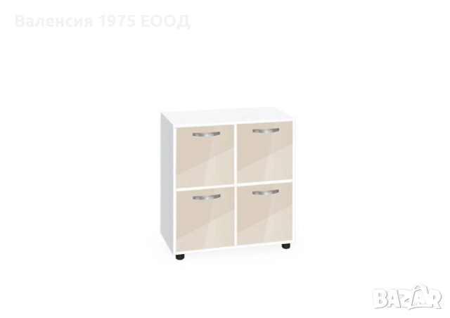 Етажерка Кубо 4 с три или четири вратички гланц, снимка 17 - Етажерки - 46451864