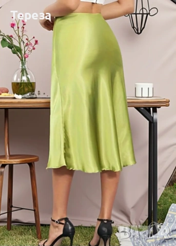 🆕️ Дамски сатенени поли /L, снимка 14 - Поли - 53755851