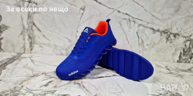 Adidas Мъжки Сини Маратонки от 40 до 45 номер👟Мъжки Спортни Обувки В Син Цвят Адидас Код P545, снимка 3 - Маратонки - 50280362