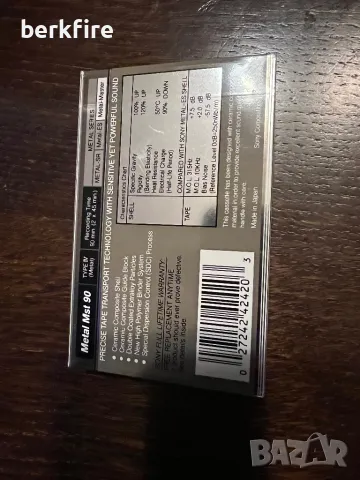 SONY METAL MASTER 90 TYPE IV, снимка 2 - Аудио касети - 48383972