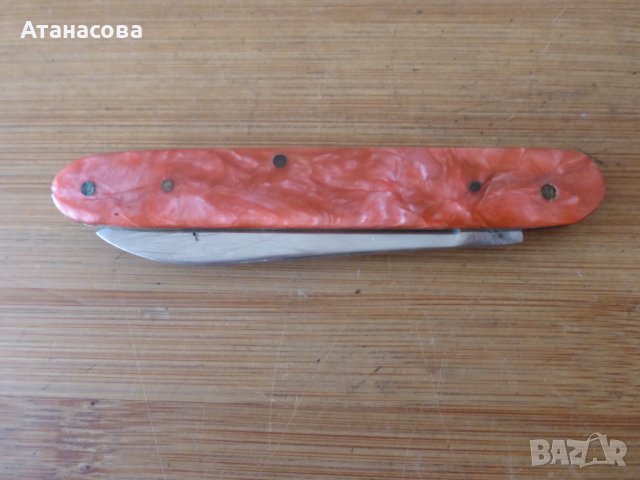 Джобно ножче 1 острие оранж, снимка 8 - Ножове - 41637702