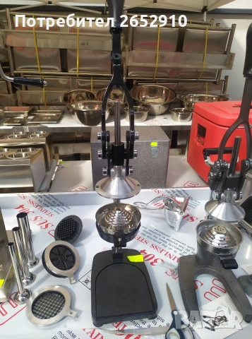 Цитрус преса и резачка с три приставки (3в1) Чугунена! ХИТ Цена 101,75€/199лв., снимка 9 - Машини за сок - 53464916