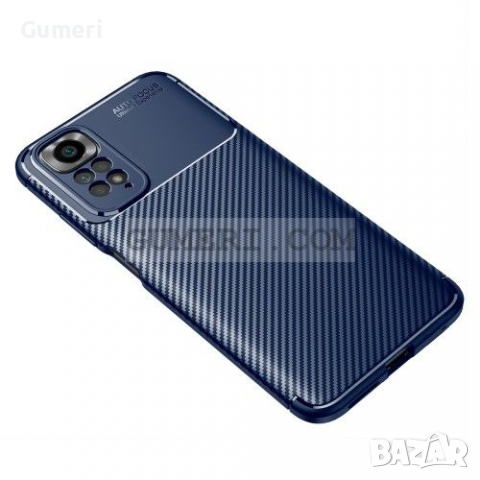 Xiaomi Redmi Note 11 Противоударен Силиконов Гръб Със Защита За Задната Камера - Карбон, снимка 11 - Калъфи, кейсове - 36235708