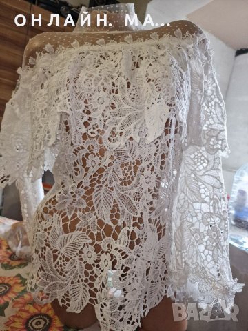 Дамска Туника МАРКА:  У А S с разкроен ръкав и отворена задна част 42-л , снимка 3 - Туники - 39893130