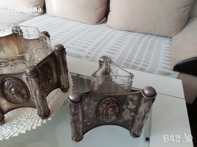 Много рядка стара Френска фруктиера с две вази., 1 400 €, снимка 6 - Други - 52317517