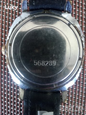 Продавам стар,мъжки,часовник-СЛАВА-СССР.Механичен.За ремонт,части ,майстор., снимка 3 - Антикварни и старинни предмети - 41411683