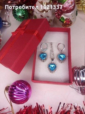 Комплект колие и обици 