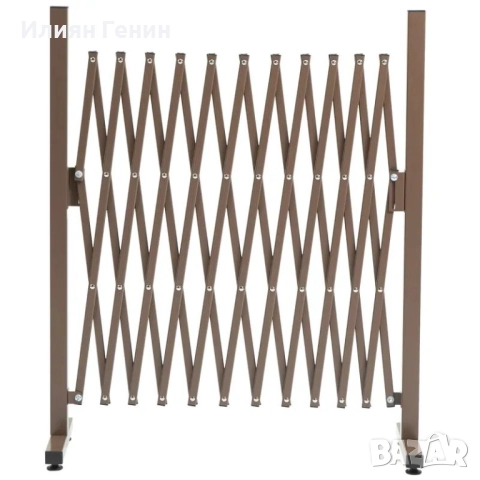 Разтегателна градинска бариера Outsunny Scissor, 35-300 см, снимка 7 - Градински мебели, декорация  - 51939556