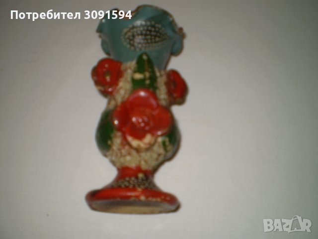 Ръчно изработена керамична ваза за цветя от 19 век Българска керамика, снимка 5 - Други ценни предмети - 41871405