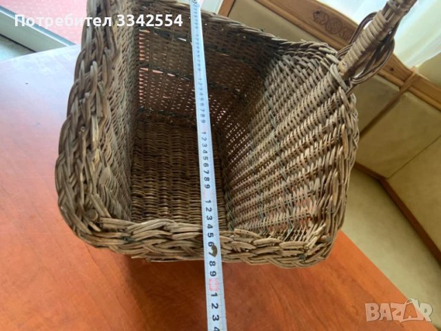 КОШНИК КОШНИЦА ПЛЕТЕН СТАРИНЕН ГОЛЯМ, снимка 6 - Други ценни предмети - 51169813
