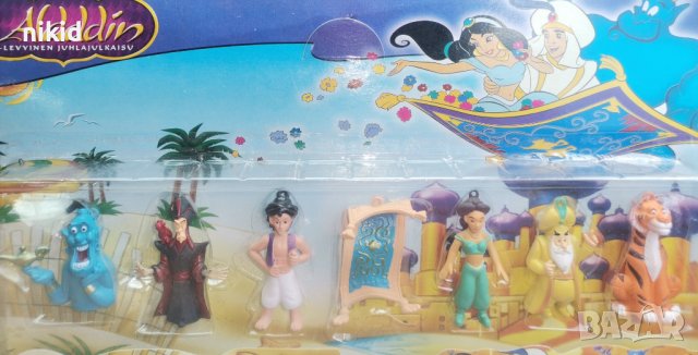 Сет Аладин и Вълшебната лампа пластмасови фигурки играчки за игра и украса торта топери, снимка 1 - Фигурки - 41487116
