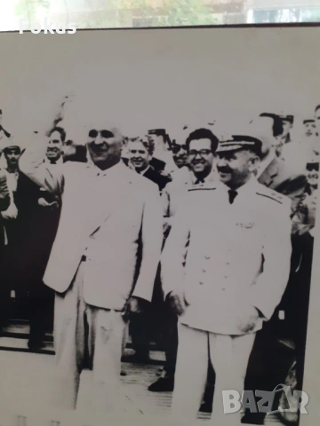 Голяма стара снимка плакат соц. пропаганда дебел картон 6, снимка 3 - Антикварни и старинни предмети - 53456213